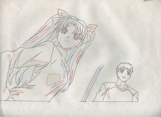 Fate/Stay Night: Rin & Shirou  animation layout & douga