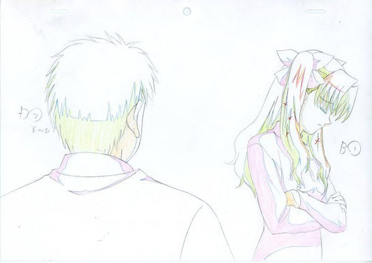 Fate/Stay Night: Rin Tohsaka & Shirou animation genga 3 pc