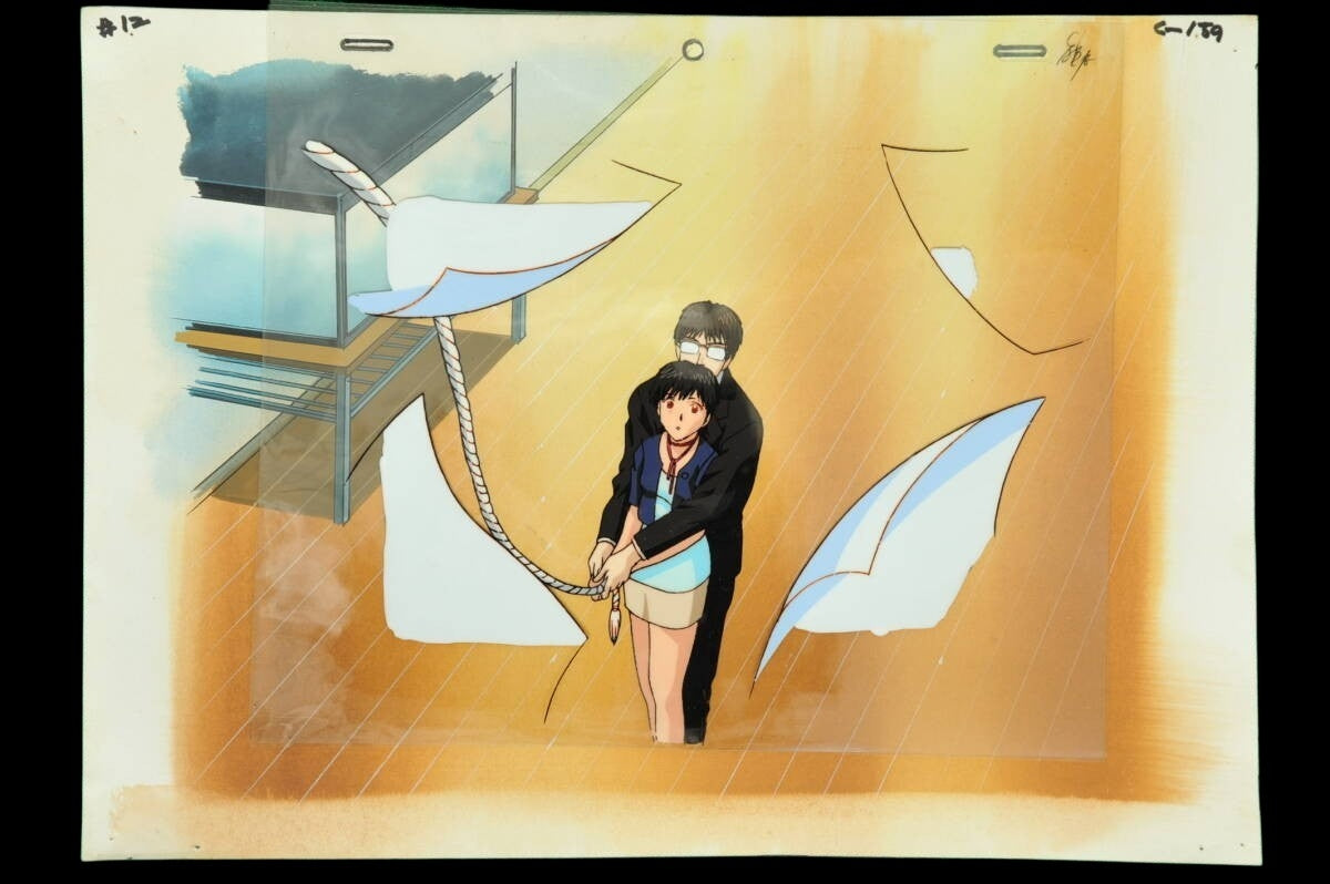 GTO Great Teacher Onizuka: Fuyutsuki Animation Cel + original background