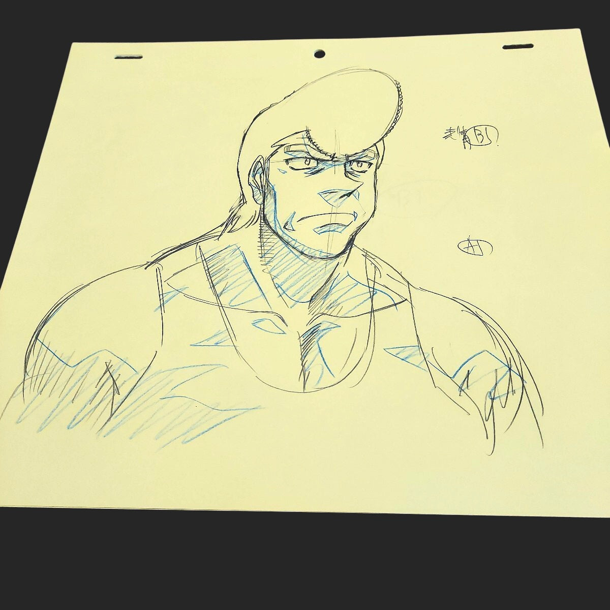 Hajime no Ippo: Mamoru Takamura animation genga