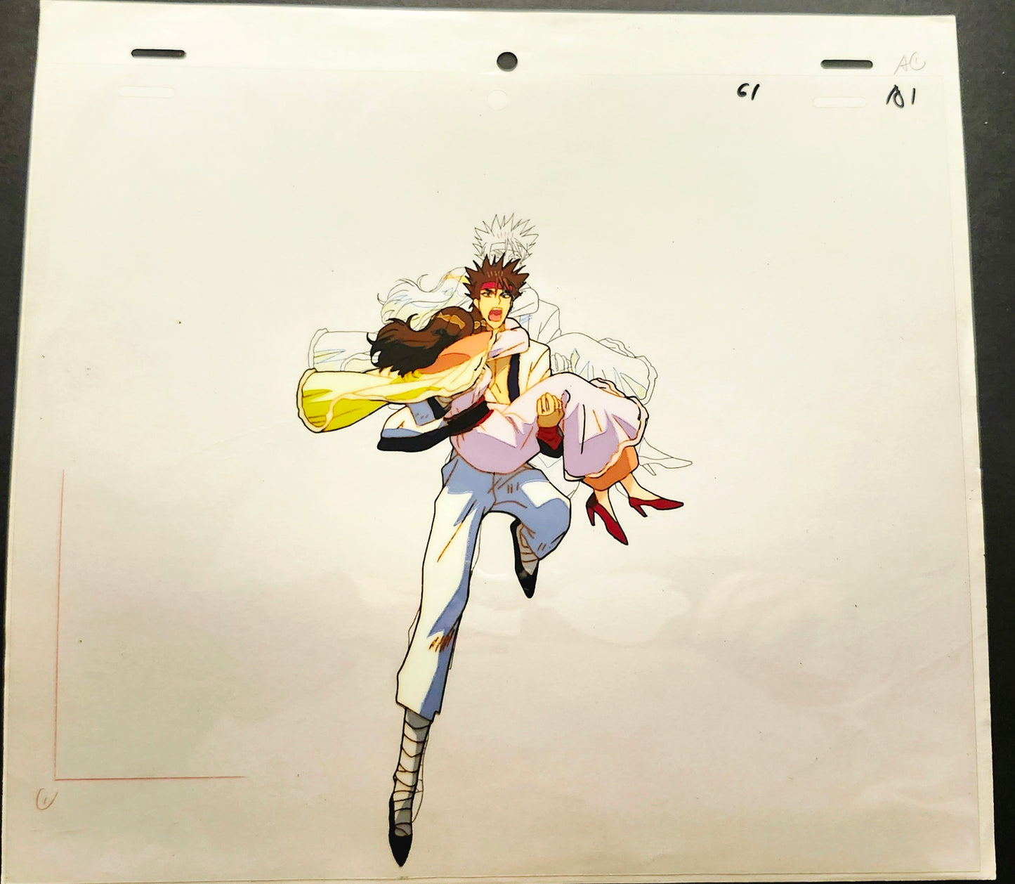 Rurouni Kenshin: Sanosuke animation cel ep 74