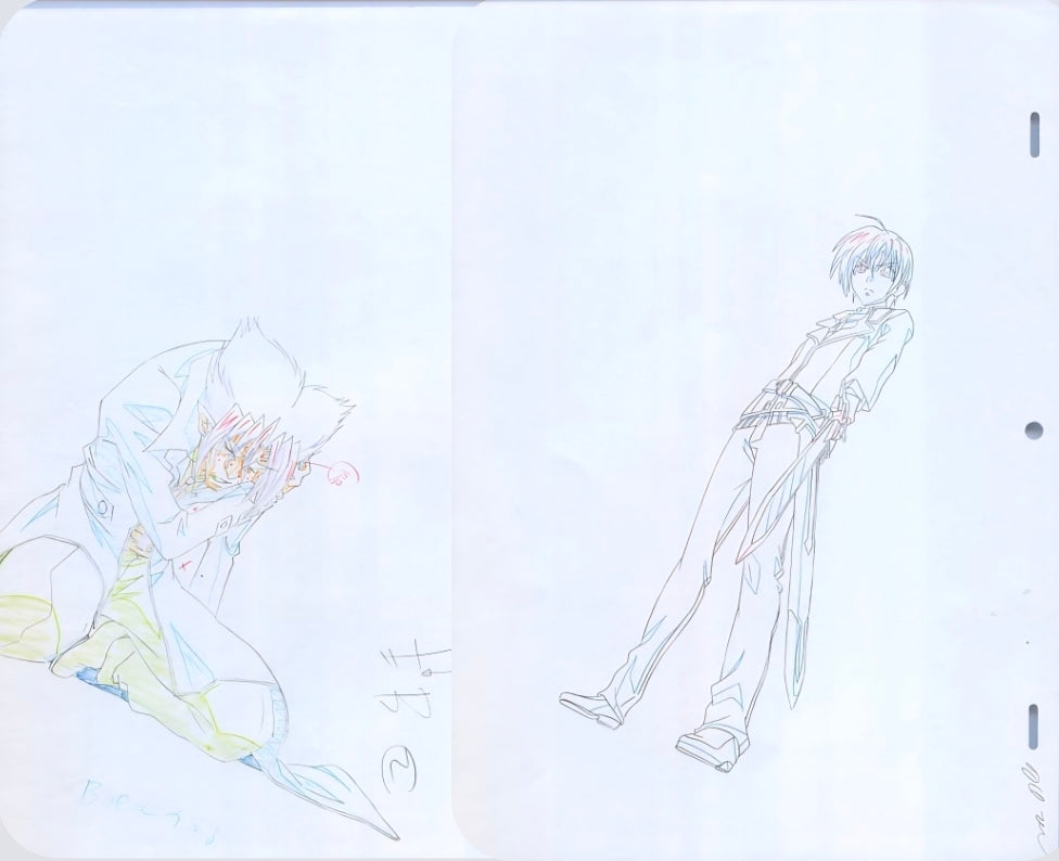Highschool DxD: Yuuto kiba douga + genga 2pc
