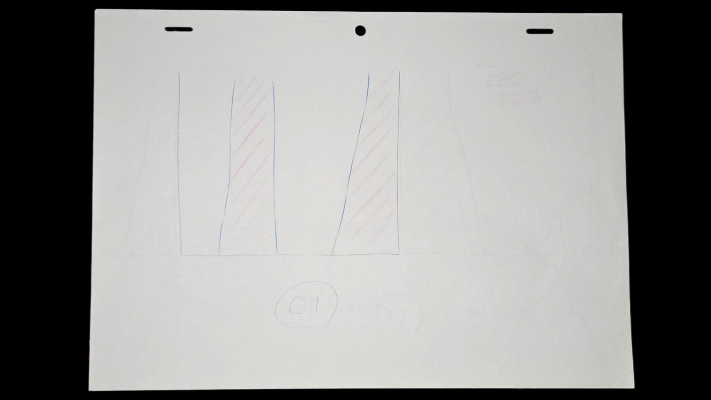Naruto Shippuden: Kakashi + Naruto animation layout genga + timesheet 6 pc