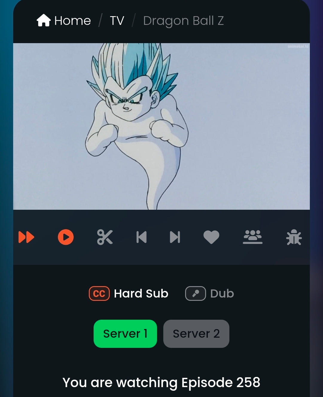 Dragonball Z: Gotenks's Super Ghost Kamikaze 1st ghost appearance animation douga