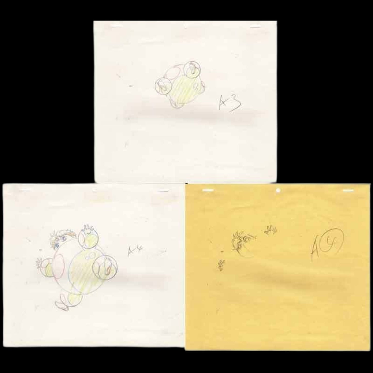 Sailor Moon SuperS the Movie: Bonbon Babies animation genga set