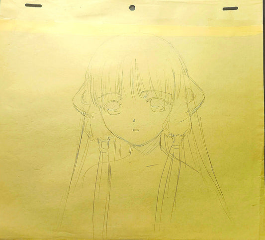 Chobits: Chi animation correction genga #2