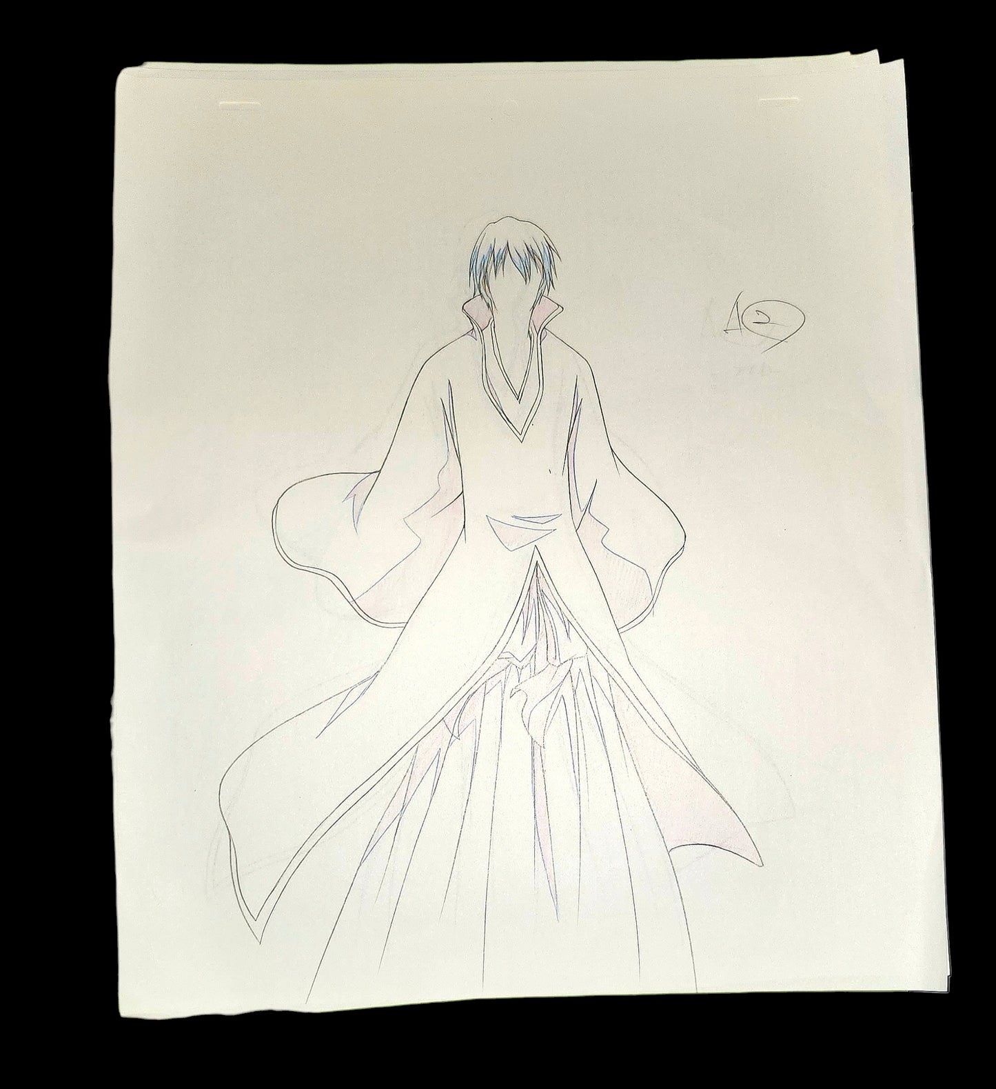 Bleach: Ichimaru Gin animation large/pan genga