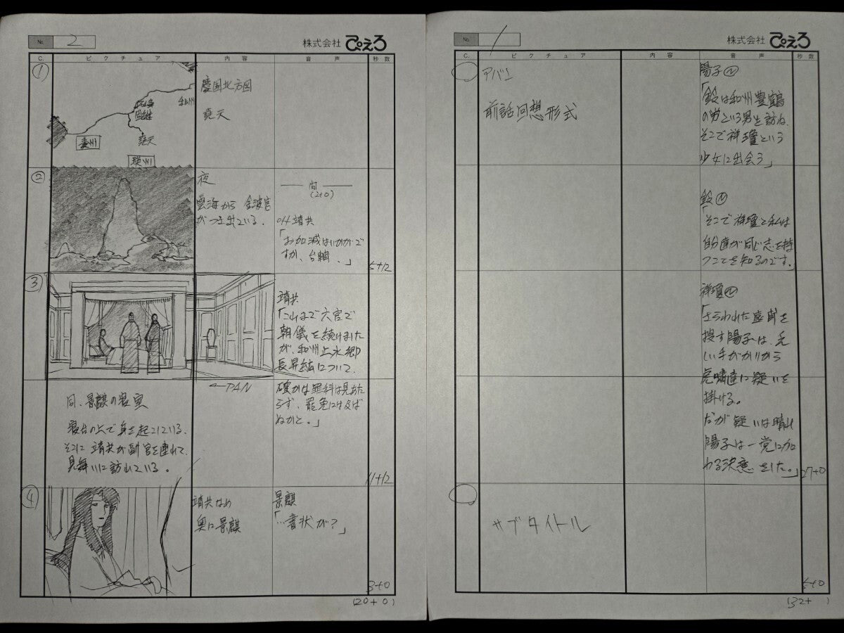 The Twelve Kingdoms: Episode 36 storyboard "The Shore in Twilight, The Sky at Dawn: Part 3"