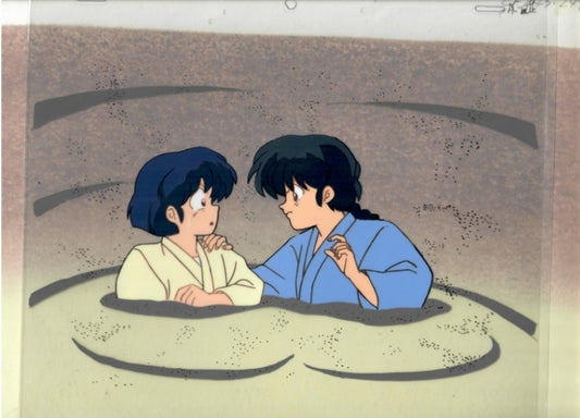 Ranma 1/2 Ranma and Akane animation cel Rumiko Takahashi